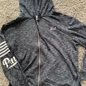 PINK full zip Hoodie